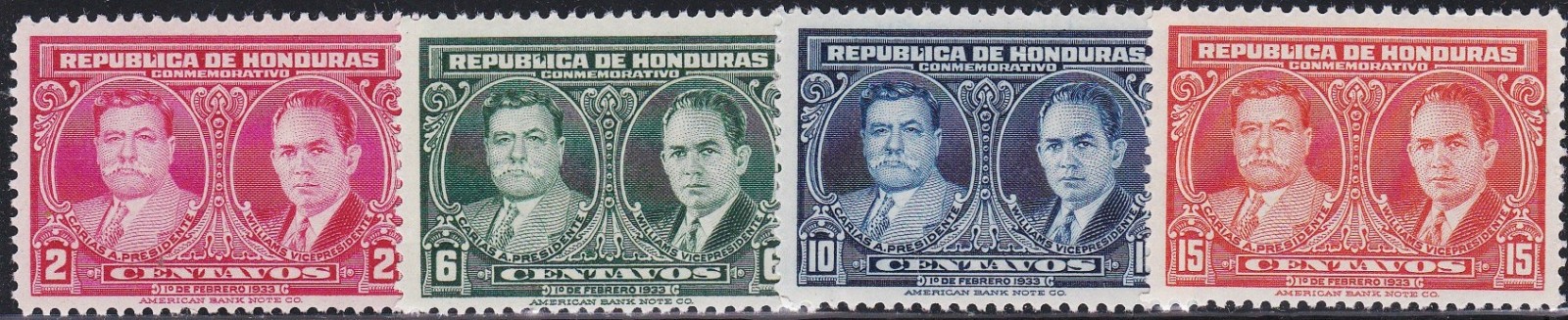 HONDURAS - Sc 318 - 321 - LOOK!