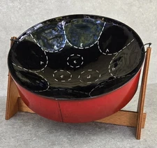 10" Calypso Steel Percussion Tuned Trinidad & Tobago Woodstock Drum FREE US SHIP