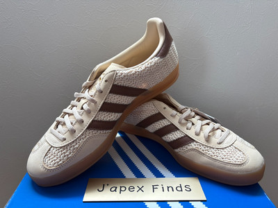 adidas Gazelle Indoor JS1418 Sneakers Beige Premium Brown Women's