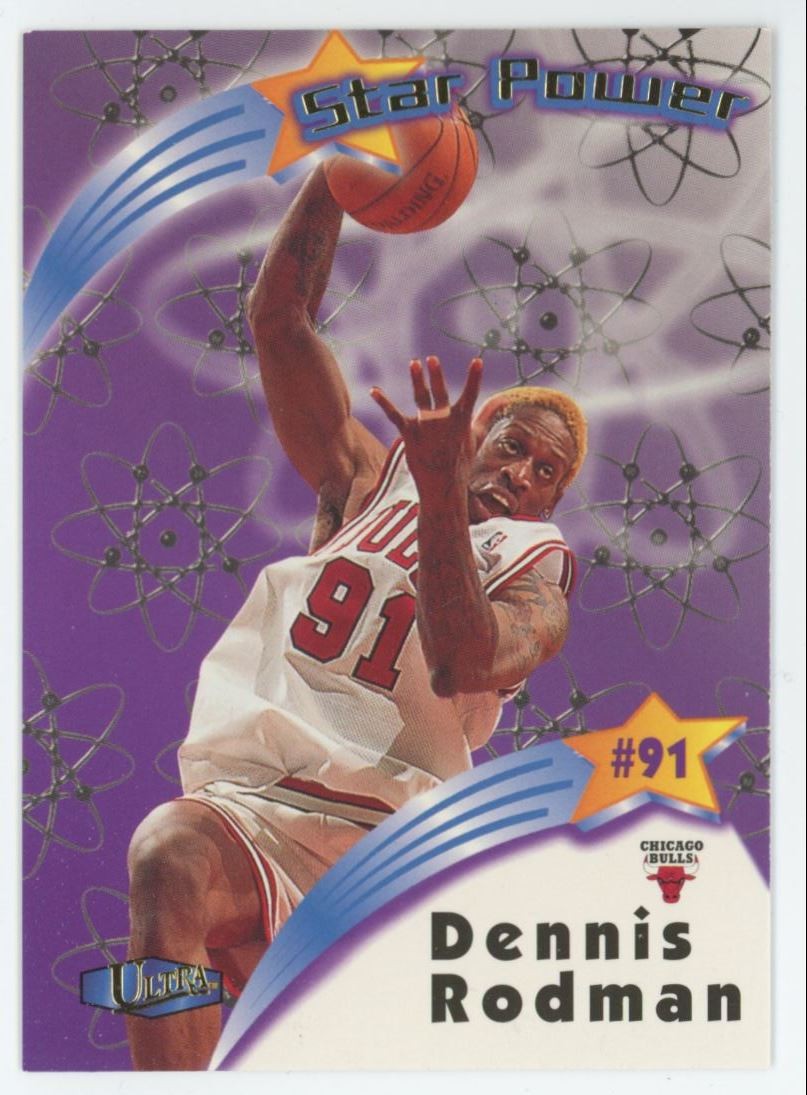 1997-98 Fleer Ultra Star Power Dennis Rodman Chicago Bulls #10 SP C23