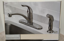 NEW OAKBROOK PACIFICA 1 Handle Kitchen Faucet w/ Side sprayer / Brushed Nickel.