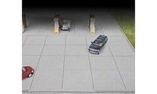 Walthers Cornerstone 933-3540 HO Gas Station Concrete Parking Lot Kit