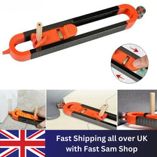 Profile Scribing Ruler Contour Gauge with Lock - Precise Scribe Tool Woodworking