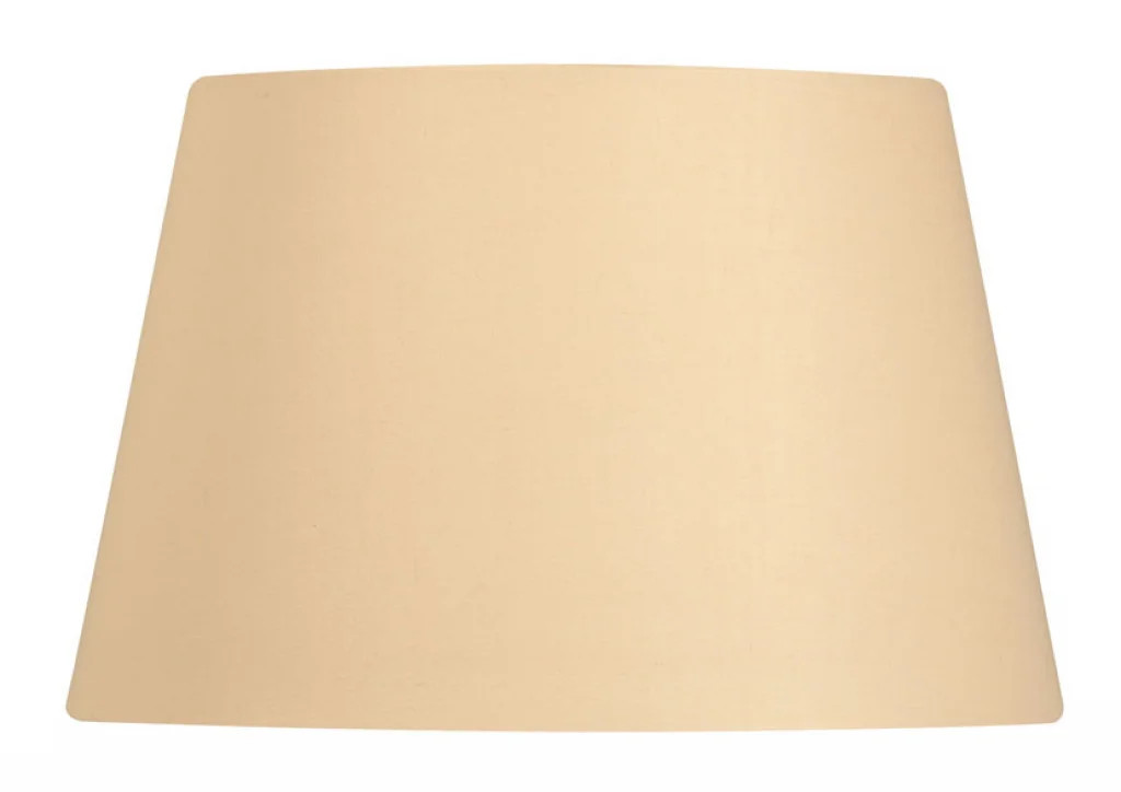 Lampshade Beige 20"" Cotton Tapered Drum 500mm Oaks Lighting S901/20