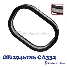New 2946186 Ca332 For Hemi 340 440 6pack Black Oval Air Filter Cleaner Element New 2946186 Ca332 For Hemi 340 440 6pack Black Oval Air Filter Cleaner Element