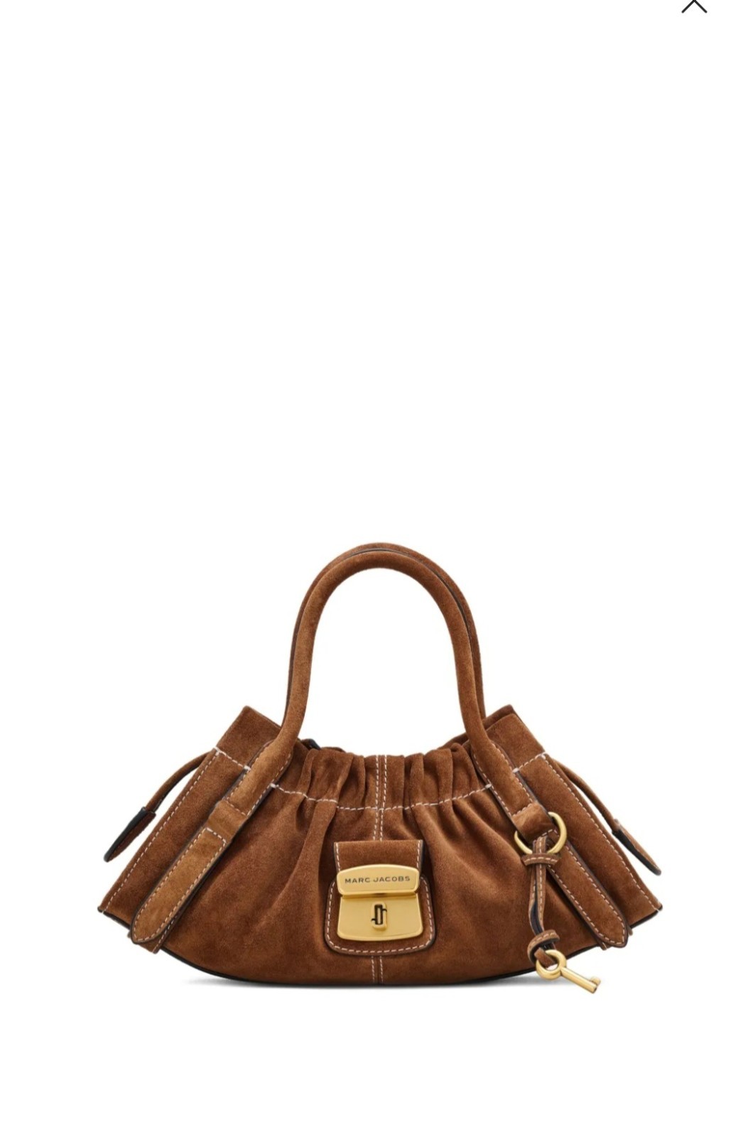 Bolso de Mano Marc Jacobs Para Mujer Pequeño Cristina Gamuza Color Marrón