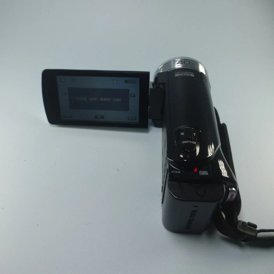JVC Everio GZ-E207BEK Handheld High Definition HDD Camcorder Black Tested - Image 3 of 4