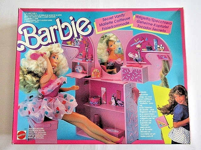 Malette coiffeuse Barbie 2761 vintage 1988 complète en boîte d'origine