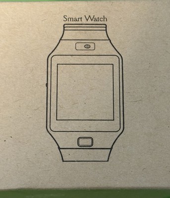 Smart Watch With Charging Cord And Instruction Booklet.  New In Box.