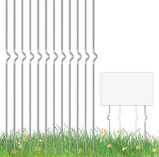 Metal Yard Sign Stakes 12 Pack 13 In Heavy Duty Lawn Sign Holder Outdoor Display