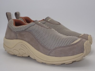 Merrell Woman 8 Jungle Moc Breeze SE Slip On Sneakers Aluminum Beige Taupe Brown