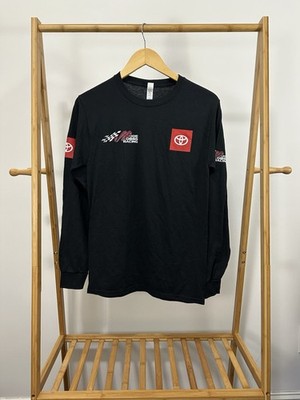 Joe Gibbs Racing Toyoto Team Issued NASCAR Racing Bell Hamlin Briscoe T-Shirt S