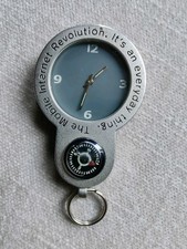 Sony Ericsson Promo Watch Keychain, compass. Retro collectable. Working 
