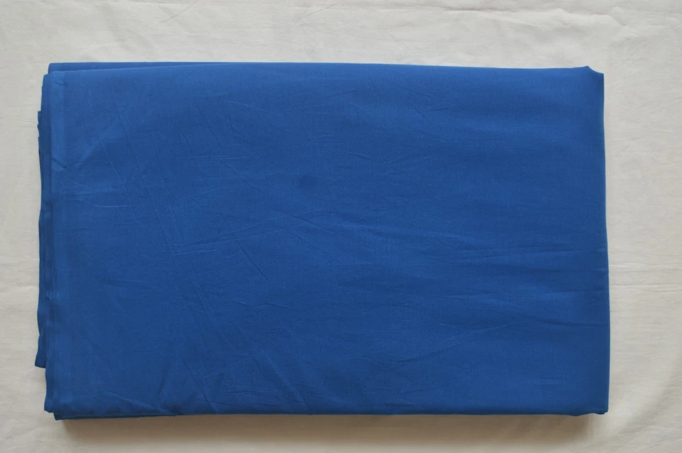 100%Cotton Royal Blue Solid Plain Fabric 15 Yard NO TARRIF CHARGES 100%✅ ZK_76 - Image 2 of 4