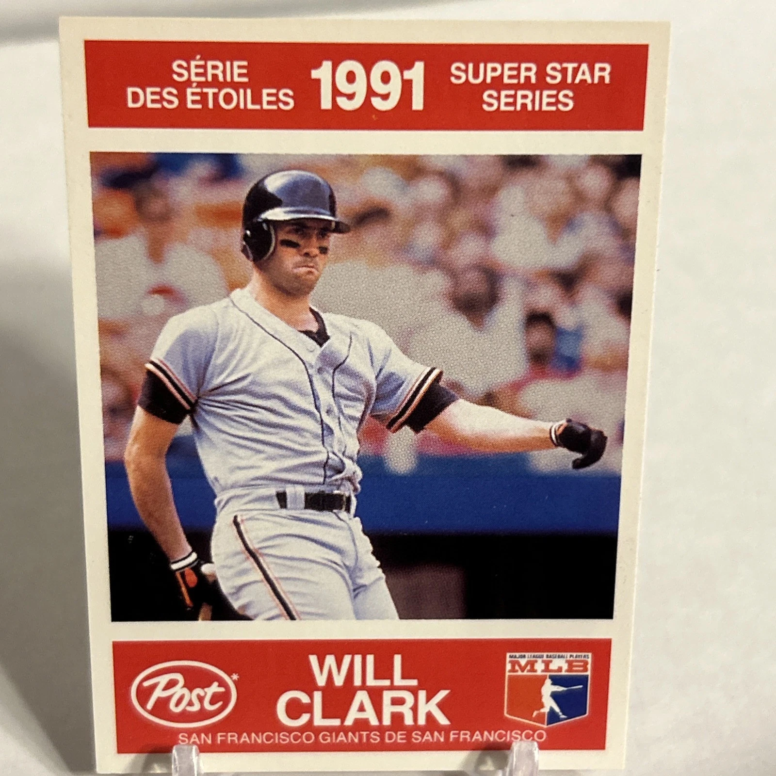 1991 Post Canada Super Star Series #9 Will Clark