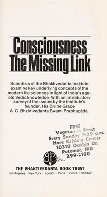 Consciousness the Missing Link Hardcover