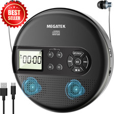 CP27BR Portable CD Player Bluetooth Car FM Transmitter USB AUX Rechargeable