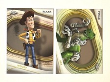 2025 Topps Chrome Disney Toy Story LOT Woody #89 and Rex #92