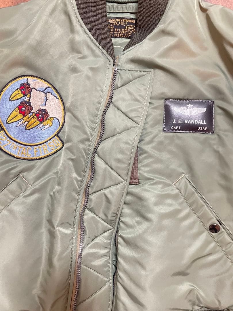 Buzz Ricksons Ma-1 Flight Jacket S Notation Actua… - image 10