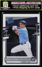 2020 Donruss Optic #61 Yoshitomo Tsutsugo Tampa Bay Rays RC