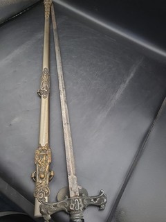 Antique 1800's KNIGHTS OF PYTHIAS FCB Ceremonial Sword M.C. Lilley Co. MG
