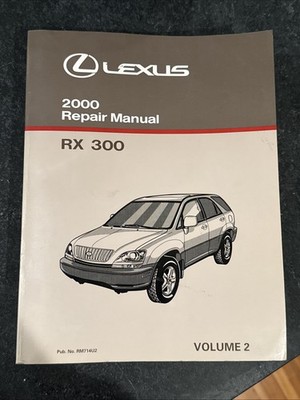 1999 Lexus RX300 Repair Manual Set Vol 2 Only OEM RM714U2 | eBay