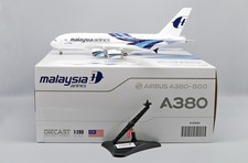Malaysia Airlines A380 Reg: 9M-MNF "100th A380" JC Wings 1:200 Diecast XX20058