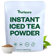 Unsweetened Iced Tea Powder, Instant Black Tea, Real Black Leaves, Powdered Iced