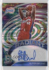 2020-21 Spectra Radiant Signatures Celestial Prizm 28/35 Elton Brand Auto s3g