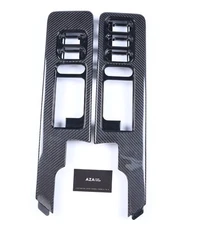 88-94 OBS Chevy Gmc  POWER Door Window Switches  Trim  Bezels CARBON FIBER C/K