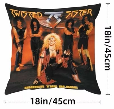 Kissenbezug Twisted Sister - Under The Blade,  45x45 cm