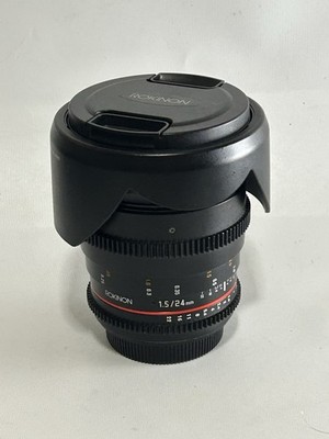 Rokinon 24mm T1.5 Cine Lens for Canon EF-Mount - SKU#2077196 USED