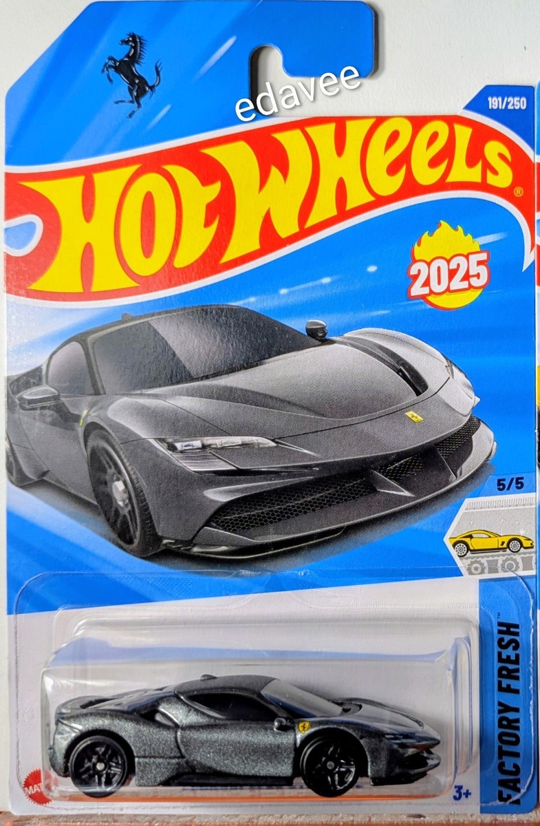Hot Wheels Ferrari SF90 Stradale Gray Exotic Car New! 2025 | eBay