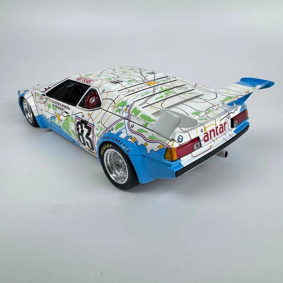 Minichamps 1/18 BMW M1 1980 Le Mans Pironi/Quester/Mignot -Carta de Francia en caja Foto 4 de 4