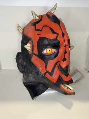 Star Wars Episode 1 Darth Maul Halloween Cosplay Mask Lucasfilm A Don Post Mask 