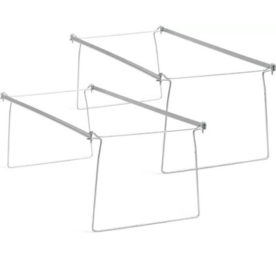 Smead Heavy Duty Steel Hanging File Folder Frame, Letter Size, Gray, Adjustable