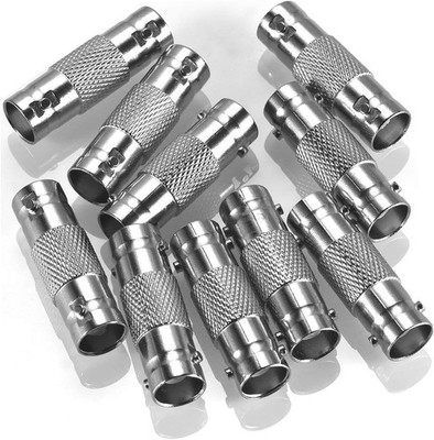 20 Pack BNC Female to Female Adapter Coupler CCTV Camera Connector Extender