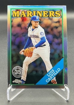 2023 Topps Chrome - 1988 Topps Baseball Luis Castillo #88BC-13 - Seattle Mariner
