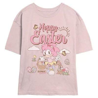 Sonic the Hedgehog Happy Easter Amy Rose T Shirt S-5XL