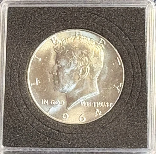 1964 Kennedy Half Dollar, Uncirculated, Mirror Shine, NICE