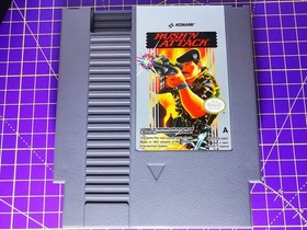Cartucho de sistema de entretenimiento Rush 'N Attack NES Nintendo + funda antipolvo