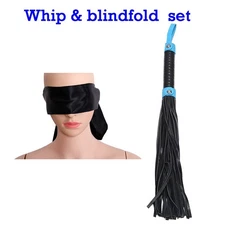 Cozy Feel Faux Leather Flogger Horse Bandage Restraint Riding Crop Horse whip