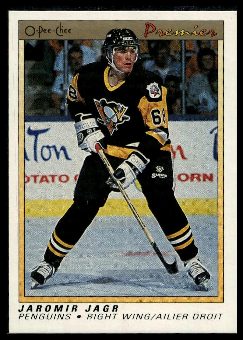 1990-91 O-Pee-Chee Premier #50 Jaromir Jagr Rookie RC