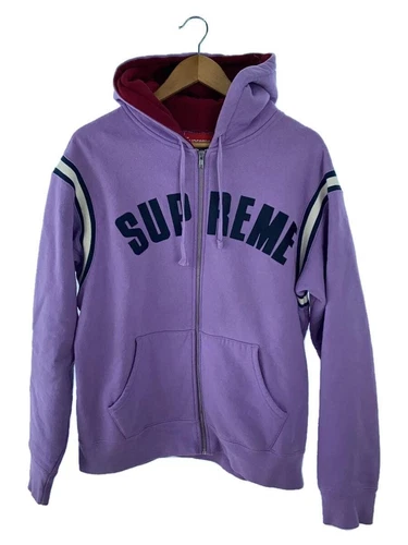 Sweat à capuche zippé Supreme Jet Sleeve violet S occasion