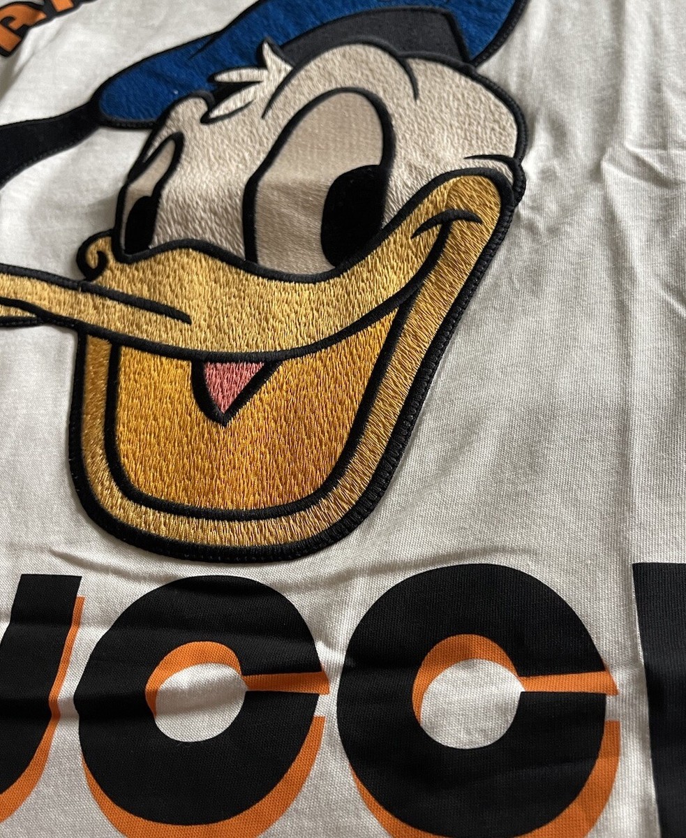 NEW AUTH Gucci Donald Duck Amor Vivendi T-Shirt SZ XS (Oversized