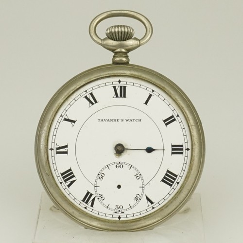 Rare! TAVANNES Antique Pocket Watch Mechanical Collectible time piece jewellery - Picture 2 of 7