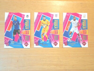 2021-22 Panini Donruss Soccer Power in the Box #4 9 10 PACK FRESH (3)