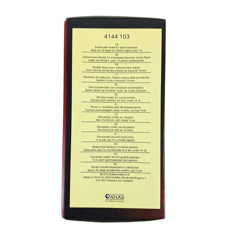 Aparelho de incêndio Atlas Editions Collections Leyland TLM Dennis F106 Bedford TK - Imagem 4 de 4