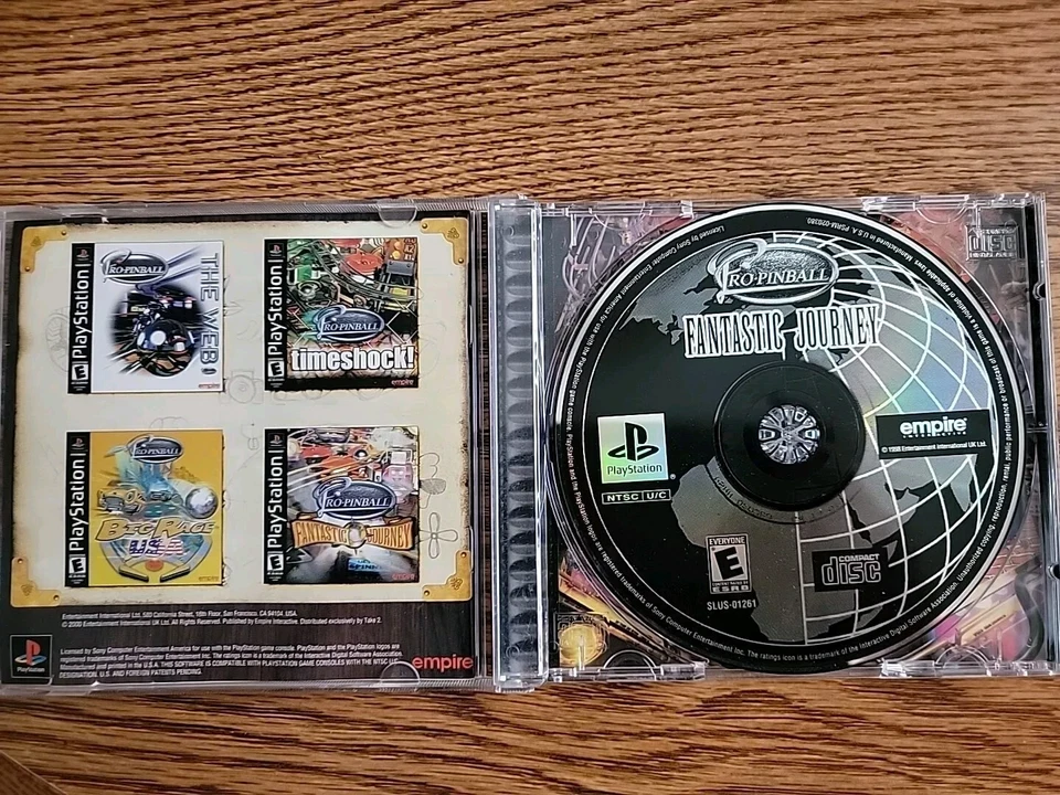 Black Label Pro-Pinball Fantastic Journey Playstation 1 Rated E 1999 With Manual - Image 2 of 4