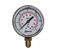 "63Mm 0-90 Psi 0-6 Bar 1/4\"Glyzerin Manometer Druckluftmesser MessgeräT"